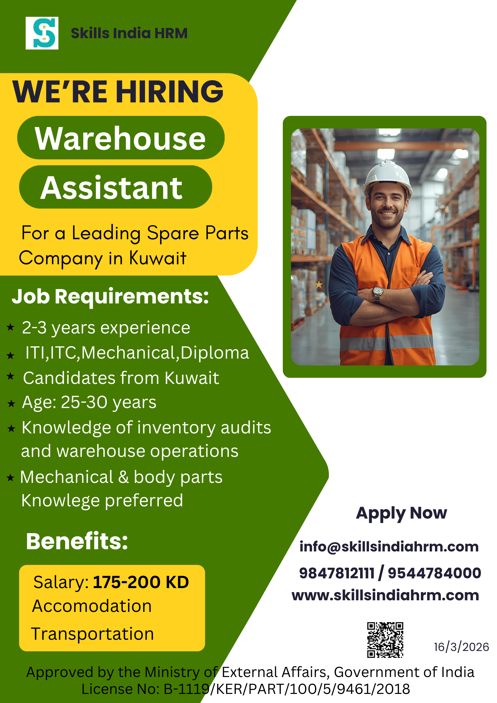 Warehouse Assistant